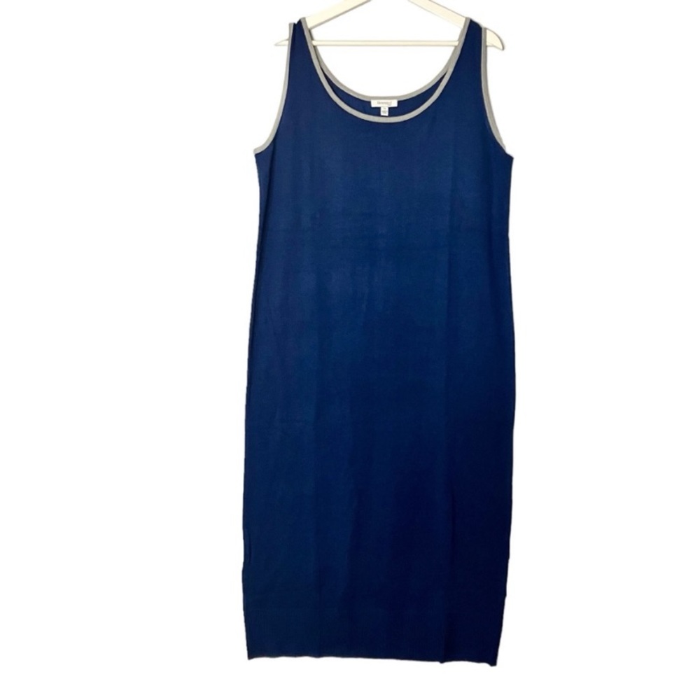 NWT Skinnygirl New navy tank knit dress. Soft Ribbed at Hemline